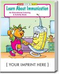 CS0420 Learn About Immunization Coloring and Activity Book with Custom Imprint